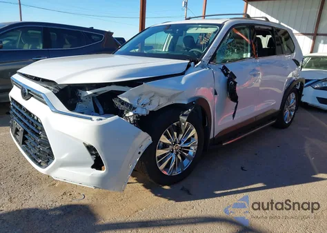 2026 Toyota Grand Highlander Platinum from USA, damaged, VIN 5TDAAAB5XTS104478